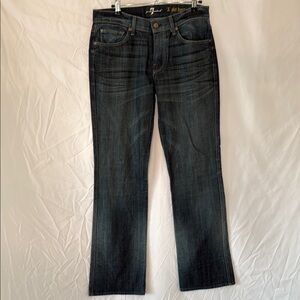 7 for all man kind Dark Wash Jeans size 32x33